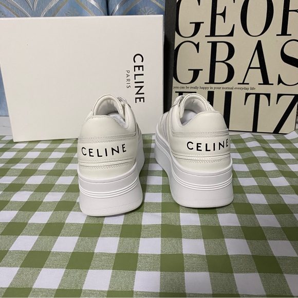 Celine White Platform Athletic Sneakers🫐 - Picture 7 of 9